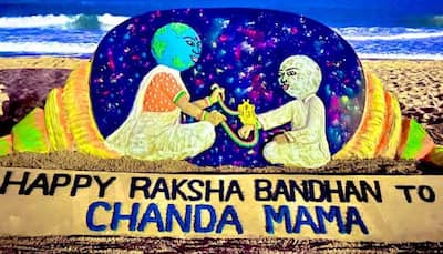 On Raksha Bandhan, Sand Artist Sudarsan Pattnaik Pays Touching Tribute To Chandrayaan-3