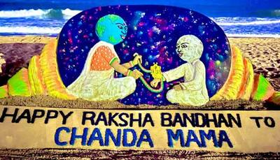 On Raksha Bandhan, Sand Artist Sudarsan Pattnaik Pays Touching Tribute To Chandrayaan-3