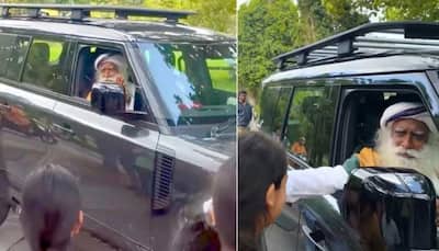 Sadhguru Spotted Driving Land Rover Defender Luxury SUV Worth Over Rs 2.5 Crore: Watch Video