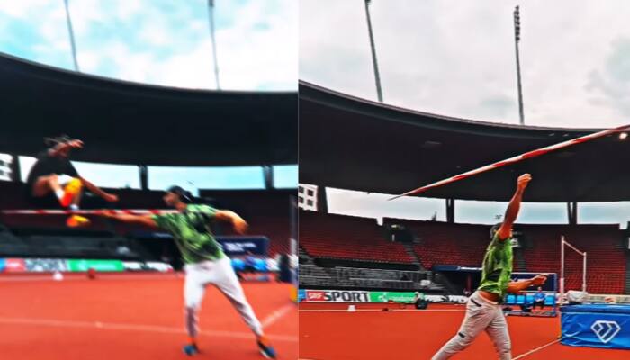 WATCH: Neeraj Chopra Does UNREAL Stunt Before Throwing Javelin Ahead Of Zurich Diamond League 2023 Gianmarco Tamberi 