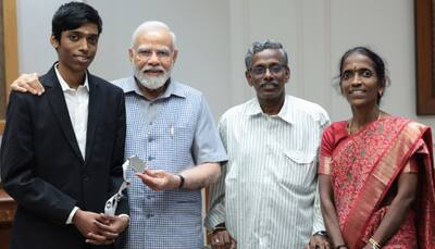 Chess World Cup Silver Medallist R Praggnanandhaa Meets PM Modi With Family, See Pics Here