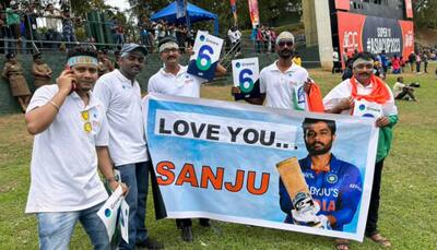 Asia Cup 2023: Sanju Samson Fans Pose With His Banner Outside Pallekele Stadium Ahead Of IND vs PAK