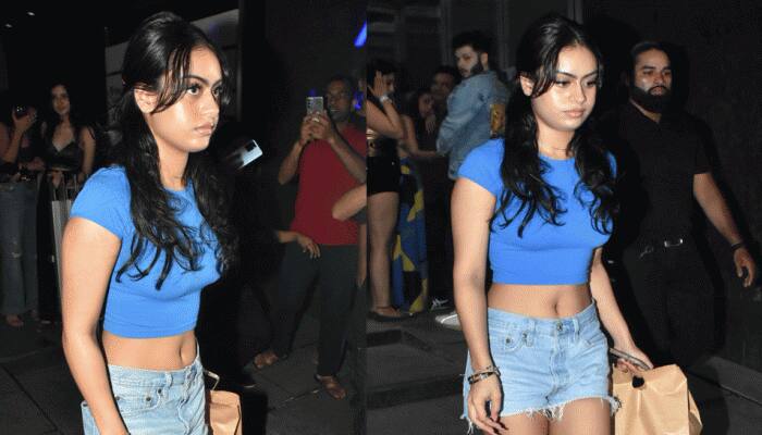 Nysa Devga Seen In Serious Mood, No-Glam Look After Late Night Party