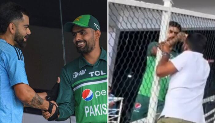 WATCH: With Virat Kohli In Dressing Room, Babar Azam Receives Gift From Die-Hard Sri Lankan Fan During India vs Pakistan Asia Cup 2023 Clash