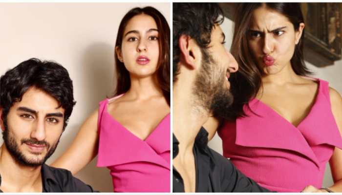 Actress Sara Ali Khan Slays In Pink, Drops Fun-Filled Pics With Brother Ibrahim