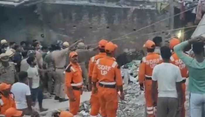 2 Dead, 12 Rescued After Three-Storey Building Collapses In UP's Barabanki