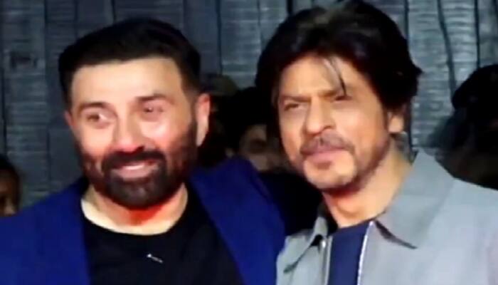 Shah Rukh Khan, Sunny Deol Discuss About Aryan Khan At &#039;Gadar 2&#039; Success Party, Video Goes Viral