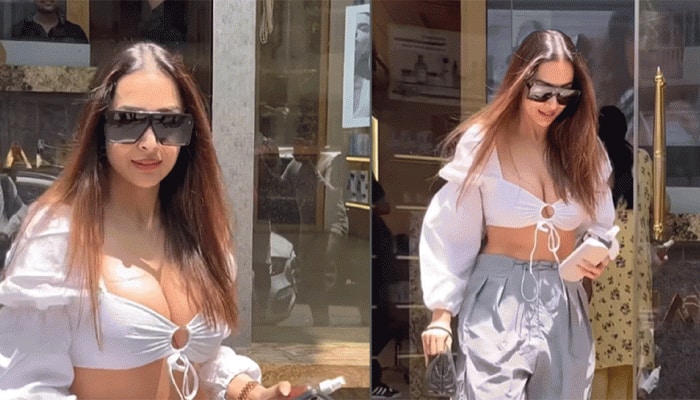 Malaika Arora Stuns In White Crop Top, Leaves Fans Jaw-Dropped With Latest Look