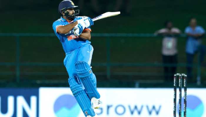 Team India captain Rohit Sharma scored his 10th fifty-plus score in the Asia Cup overall, which is the second most by any batter. Kumar Sangakkara holds the record for the most fifty-plus scores in the Asia Cup, with 12. Sanath Jayasuriya and Sachin Tendulkar are tied for third place, with 9 each. (Photo: ANI)