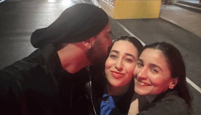 Karisma Kapoor Hangs Out With Alia Bhatt, Ranbir Kapoor In New York, See Pic