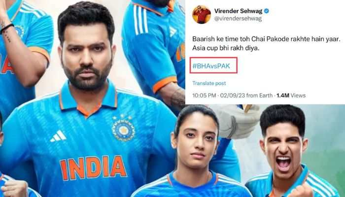Virender Sehwag Urges BCCI To Embrace 'Bharat' On Indian Cricket Jerseys Ahead Of Cricket World Cup 2023