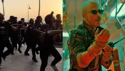Shah Rukh Khan Fans Gather Outside Mannat, Dance On 'Jawan' Songs Ahead Of Release - Watch