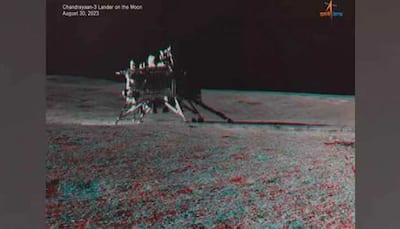 Chandrayaan-3: ISRO Releases 3D 'Anaglyph' Images Of Vikram Lander From Moon's South Pole