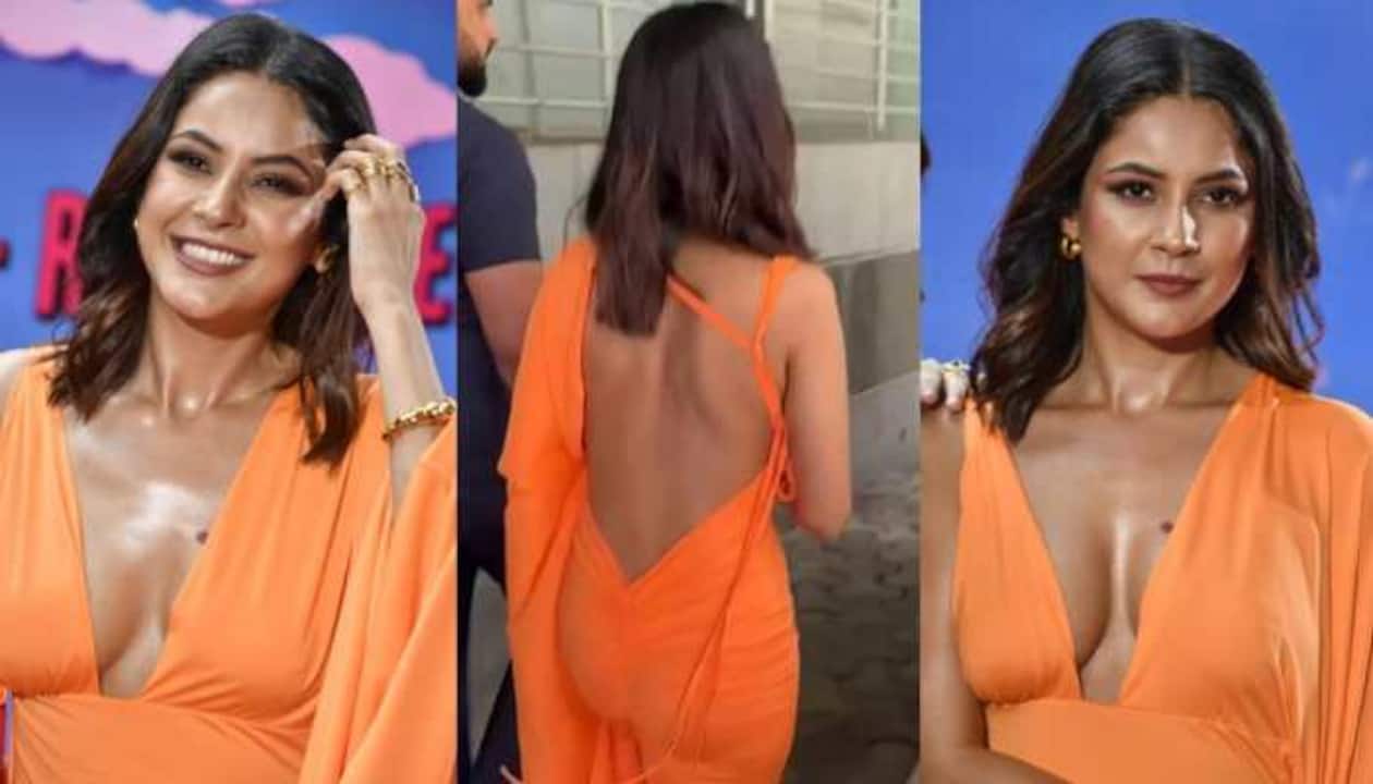 Netizens react to Shehnaaz Gill's strappy backless dress with thigh-high  slit; one says, 'She's driving everyone crazy