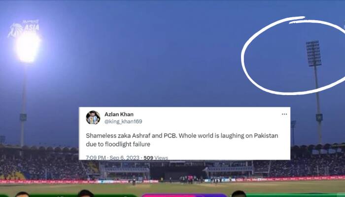 &#039;The World Is Laughing On Pakistan&#039;, PCB Brutally Trolled After Floodlight Failure Stops PAK Vs BAN Asia Cup Match In Lahore