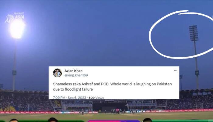 'The World Is Laughing On Pakistan', PCB Brutally Trolled After Floodlight Failure Stops PAK Vs BAN Asia Cup Match In Lahore