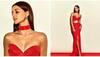 Ananya Panday Red Outfit