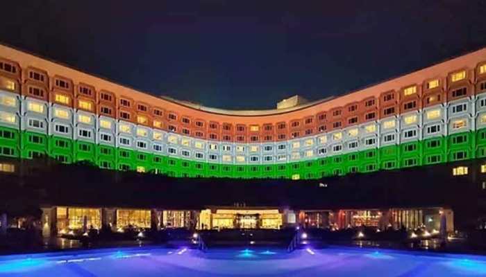 G20 Summit: Iconic Taj Palace Hotel In Delhi Shines In Tricolour - WATCH