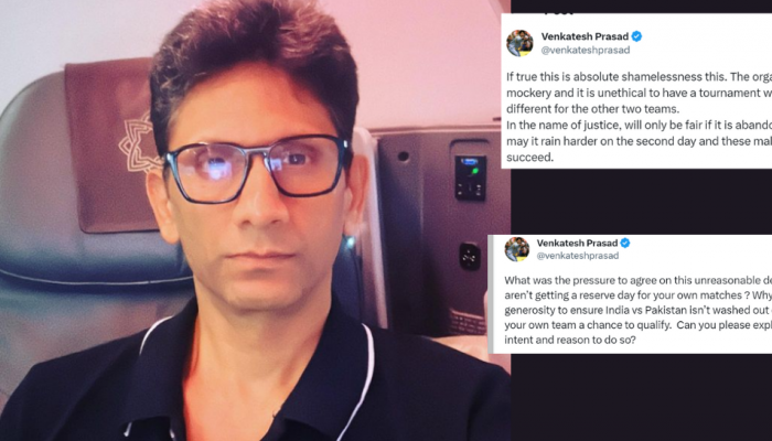 Venkatesh Prasad Slams Jay Shah-Led ACC's Decision To Add Reserve Day For India Vs Pakistan Match Only In Asia Cup 2023, Calls It 'Shamelessness' Venkatesh Prasad Slams Jay Shah-Led ACC's Decision To Add Reserve Day For India Vs Pakistan Match Only In Asia Cup 2023, Calls It 'Shamelessness'