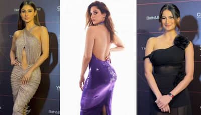 Tamannaah's Bold Backless Purple Bodycon To Mouni Roy's Navel-Showing Gown - Watch Celebs At GQ Best Dressed!