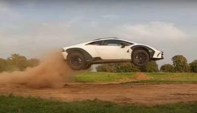 Watch: Man Performs Huge Jump With Lamborghini Supercar Worth Rs 4.61 Crore