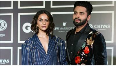 GQ Best Dressed Party: Rakul Preet Singh Dazzles In Black Backless Ensemble With Jackky Bhagnani - Watch