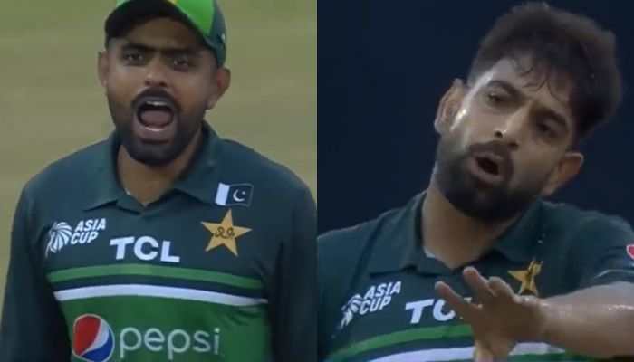 Watch: Babar Azam&#039;s Reaction To Haris Rauf&#039;s Desperate Attempt To Take DRS, Goes Viral