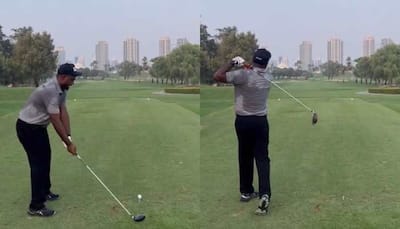 As India Battle Pakistan In Sri Lanka, Sanju Samson Plays Golf In Dubai; Video Goes Viral - Watch
