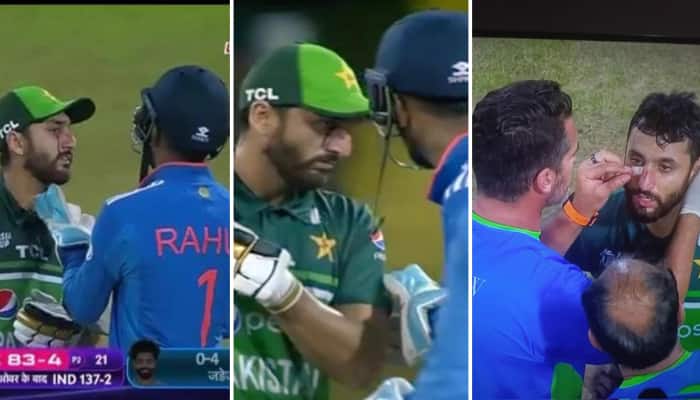Watch: Agha Salman Left Bloodied During IND vs PAK Asia Cup 2023 Clash