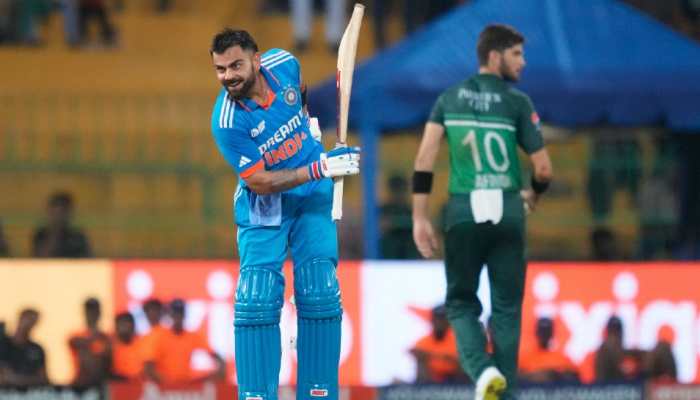 Virat Kohli's tally of 13,024 runs in ODI cricket. He is only the fifth batter with 13,000 ODI runs and the fastest to get there, taking only 267 innings, 54 fewer than the previous fastest - Tendulkar (321). Kohli is also only two ODI hundreds away from levelling Tendulkar's record of 49. (Photo: AP)