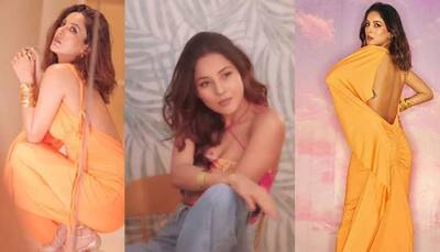 Shehnaaz Gill's Sultry Videos In Plunging Neckline, Halter Top Prove She's Transformed Into A Glam Doll - Watch