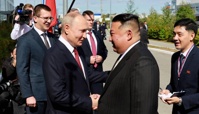 Putin, Kim Jong Un Meet At Russian Space Centre, Potential Arms Deal On Agenda Amid Ukraine Crisis