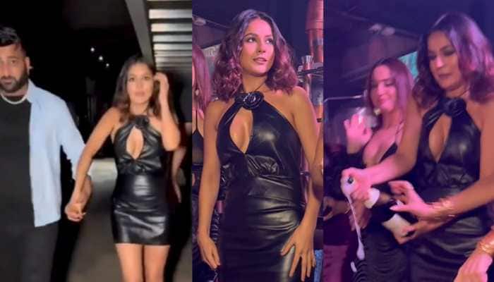 Shehnaaz Gill&#039;s Brother Holds Her Hand Tightly As They Exit Club, Netizens Feel She&#039;s &#039;Drunk&#039; - Watch