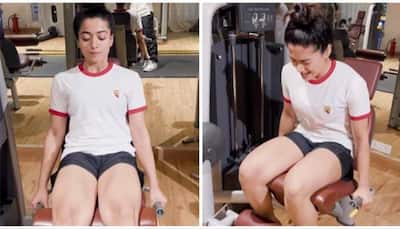 Rashmika Mandanna Flaunts Toned Legs In Intense Workout Video, Netizens Applaud Her Hardwork - Watch 