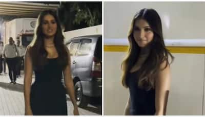 Tara Sutaria Turns Up The Heat In Stunning Black Short Dress - Watch Video