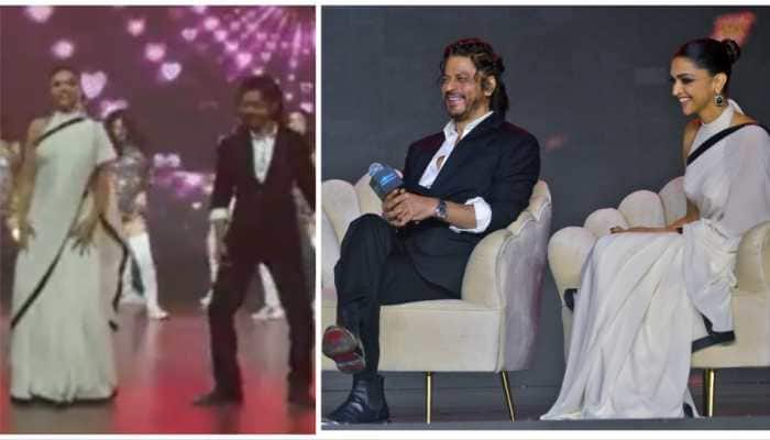Shah Rukh Khan And Deepika Padukone Dance Their Heart Out At Jawan&#039;s Success Meet - Watch