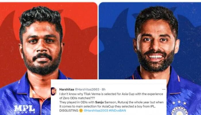 &#039;Sanju Samson Didn&#039;t Get Same Backing&#039;, Fans Slam Rohit Sharma For Biased Selection After Suryakumar Yadav, Tilak Varma Fail In Asia Cup 2023 Super 4 Clash Vs Bangladesh