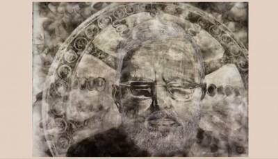 Happy Birthday Narendra Modi: Smoke Artist Makes Portrait PM On His 73rd Birthday - Watch