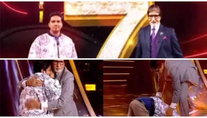 Amitabh Bachchan Hugs Crying Contestant As He Attempts Question Worth Rs 7 Cr In Kaun Banega Crorepati 15