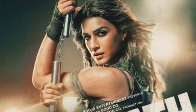 This Ganesh Chaturthi, Kriti Sanon's Rugged Action Avatar In GANAPATH - A Hero Is Born Poster Drops Online!