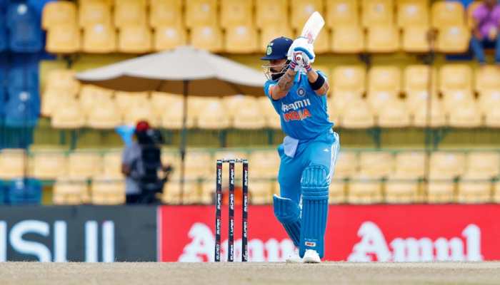 Former India captain Virat Kohli is the second-highest run-getter among active cricketers in the ICC Men's ODI World Cup. Kohli has scored 1,030 runs in 26 matches at an average of 46.81 in World Cup matches. (Photo: ANI)