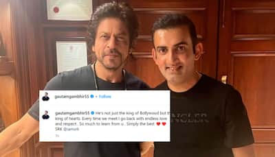 Gautam Gambhir Meets Shah Rukh Khan, Says 'King Khan' Is Simply The Best, See PIC