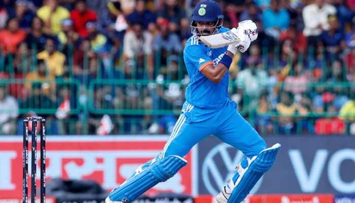 Stand-in Indian captain KL Rahul just needs a couple of more sixes to complete 50 maximums in ODI cricket. Can Rahul achieve this feat against Australia in the 1st ODI at Mohali on Friday. (Photo: ANI)
