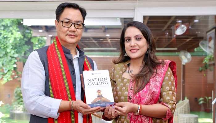 Union Minister Kiren Rijiju Launches IAS Sonal Goel&#039;s Book &#039;Nation Calling&#039;