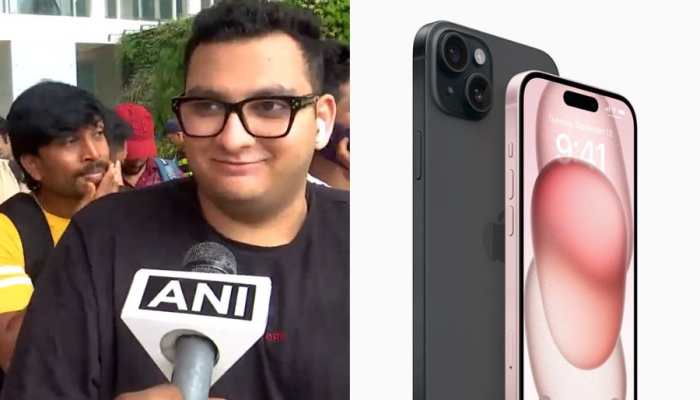 Watch | Ahmedabad Man Waits 17 Hours In Line To Get First iPhone 15 From India&#039;s First Apple Store In Mumbai