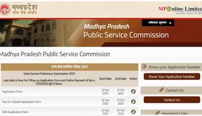 MPPSC PCS 2023: Prelims Application Begins On mppsc.mp.gov.in, Direct Link To Apply Here 
