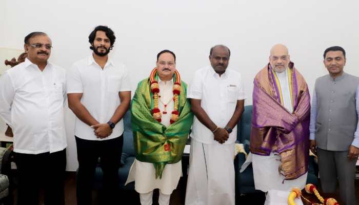 Janata Dal (S) Joins BJP-Led NDA After HD Kumaraswamy Meets JP Nadda, Amit Shah