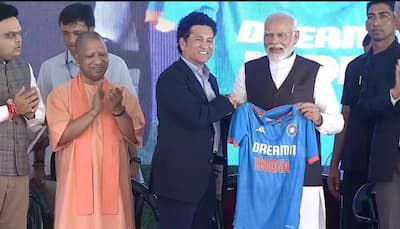 Watch: Sachin Tendulkar Gifts Indian Cricket Team Jersey To PM Modi In Varanasi