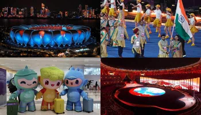 Asian Games 2023 Opening Ceremony Ignites Excitement As India Shines With Harmanpreet Singh & Lovlina Borgohain Leading The Way - In Pics