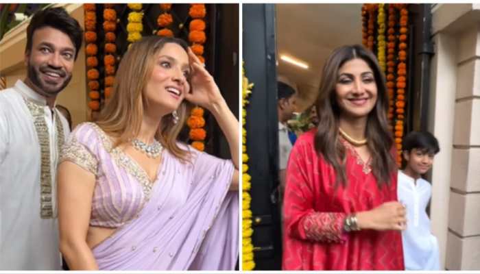 Ganesh Chaturthi 2023: Shilpa Shetty, Ankita Lokhande And Others Visit Ektaa Kapoor's Residence - VIDEO 